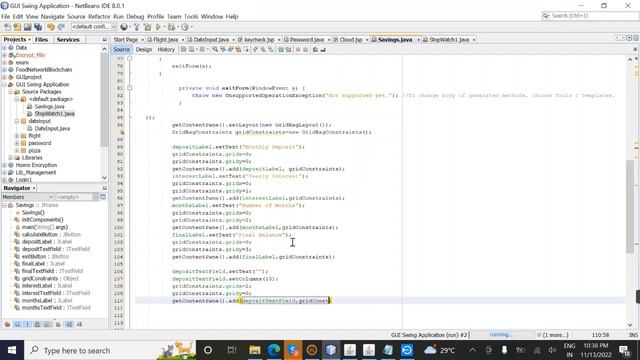 Java GUI Tutorial #6 | How to Create Savings Account Project from Learn Java GUI Swing