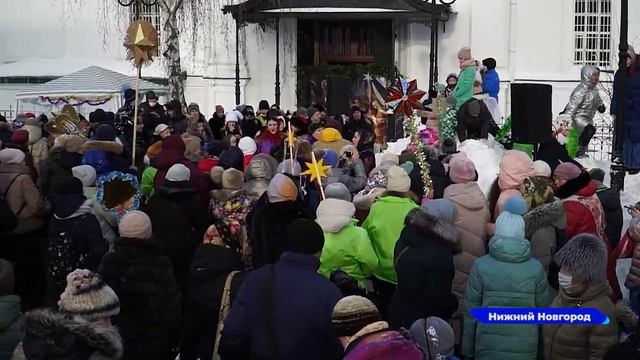 Святочное шествие в честь Рождества прошло в Нижнем Новгороде смотреть онлайн