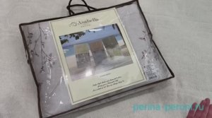 Обзор летнего двухстороннего одеяла "Asabella". Для тех кто не любит возиться с пододеяльником!