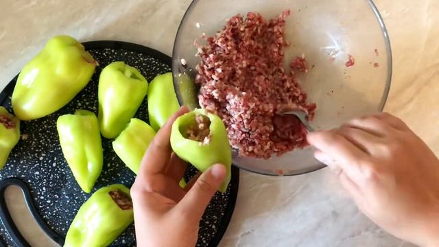 Ең оңай рецепт‼️ Фаршталған бұрыш. Голубцы из перца?