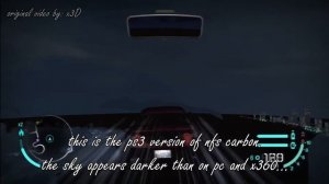 about the fog and skybox in nfs carbon