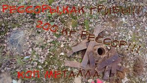 ЗАБЫТЫЕ ЗЕМЛИ! Рессоры, как грибы! Коп метала