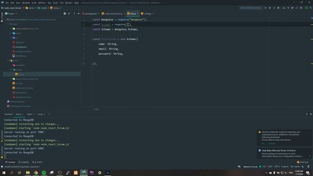 NodeJS + React + MaterialUI. Creating a Forum app | Part 1 смотреть онлайн