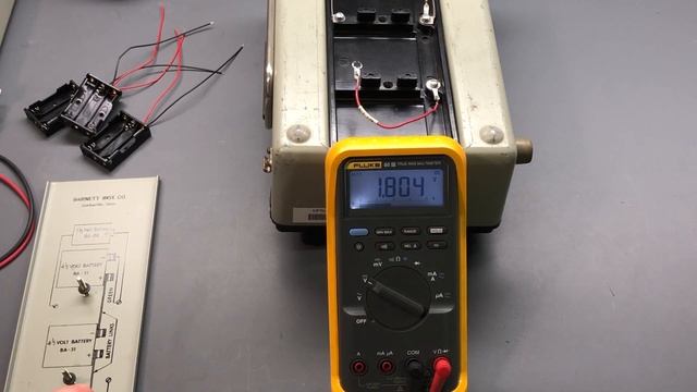 TS-352A/U multimeter obsolete battery replacement and tech tips смотреть онлайн