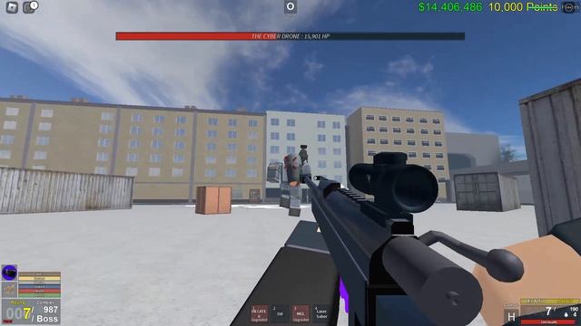 Maxed Hecate II VS Boss - Roblox Zombie Uprising смотреть онлайн