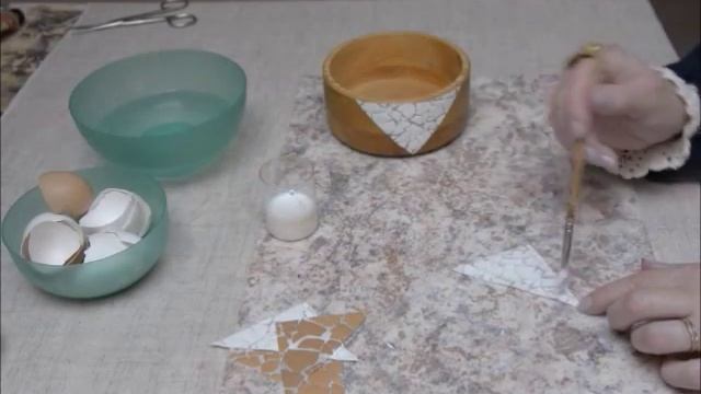 Кракле из яичной скорлупы. Мастер-класс. смотреть онлайн