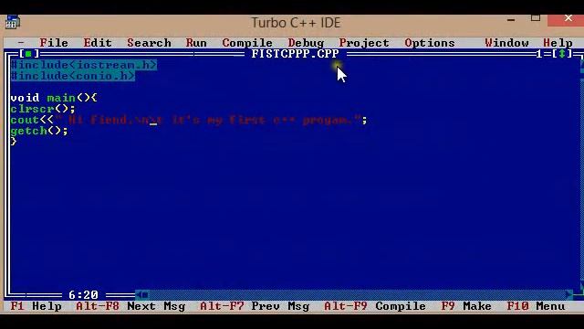 Lesson 2.2: How To Save A Program In C++  [Turbo Cpp Program Saving] .