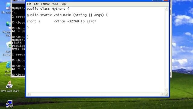 Типы данных в языке Java. Целые типы языка Java. Урок 26 смотреть онлайн