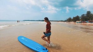 Шри Ланка #3.    Велигама. Сёрф пляж \ Travel Vlog Srilanka Weligama Surf beach