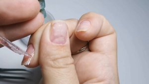 КОРРЕКЦИЯ НОГТЕЙ НА ВЕРХНИИ ФОРМЫ //АКВАРЕЛЬНЫЙ ДИЗАЙН //МАНИКЮР//НОГТИ