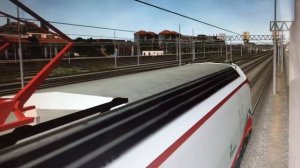 Frecciabianca da Milano centrale a Firenze smn open rails