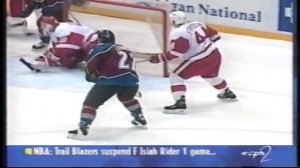 NHL REGULAR SEASON 1997-98 - Colorado Avalanche @ Detroit Red Wings