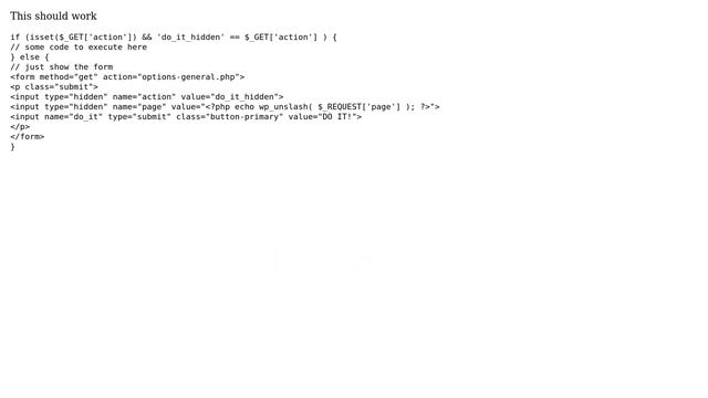 Wordpress: How to trigger $_GET request within admin plugin page? (5 Solutions!!) смотреть онлайн