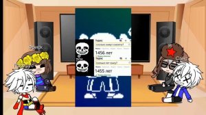 реакция Андертейл на тт #капкут #Андертейл #Санс #Папирус #Фриск