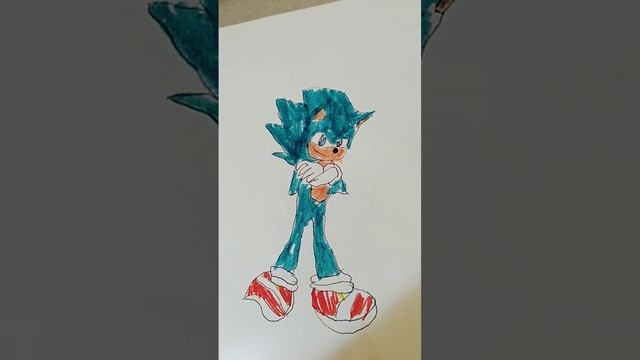 i draw super sonic