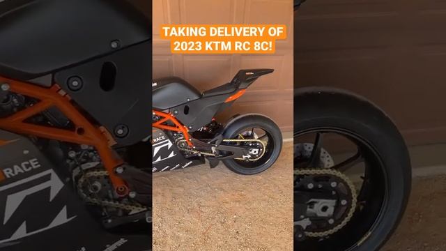 Taking Delivery of ULTRA Rare 2023 KTM RC 8C?