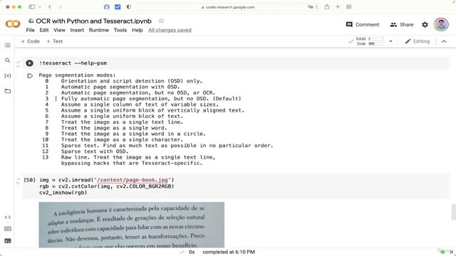 5. Page segmentation mode (PSM)