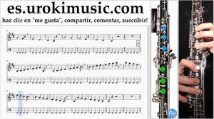 Tutorial de Oboe Bon Jovi - Knockout Clases Notas Parte#1 um-927