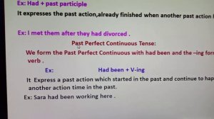 Class Four( Past Perfect Continuous Tense)