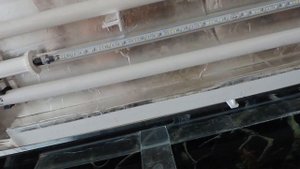 Крышка и свет в моем 200 литровом аквариуме