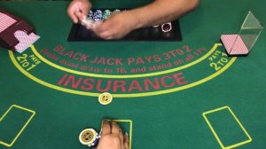 Blackjack session #34 - betting big and lost it all!!