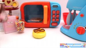 Микроволновая печь для детей! Изучение ярких цветов и сочных фруктов!