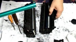 Разборка картридж Canon 103/303/703