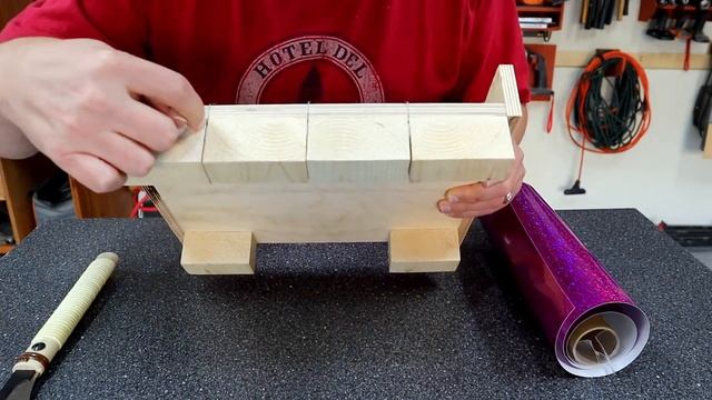 How to Build a Jig to cut 12 inch Craft Vinyl Rolls into 3 inch Strips смотреть онлайн