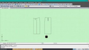 Моделирование юбки с 2 складками по переду