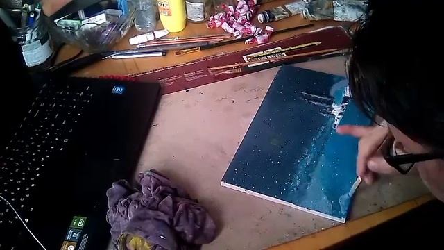 урок рисования-зима 2часть смотреть онлайн