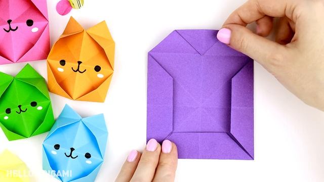 Оригами Pop It Котик из бумаги | Origami Paper Pop It  | DIY TikTok Fidget Toy | Антистресс игрушка смотреть онлайн