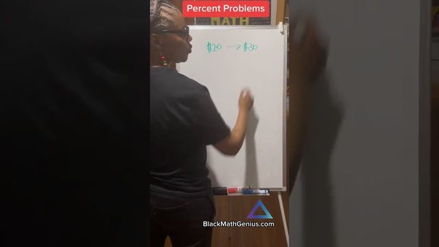 Percent problems are very common. #blackmathgenius #math #mathfun #learnmath #percents