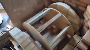 Свод русской печи, под на песке, арка из шамотного кирпича