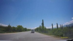 600 км трассы Бишкек - Джалал-Абад за 18 минут. Июнь 2022