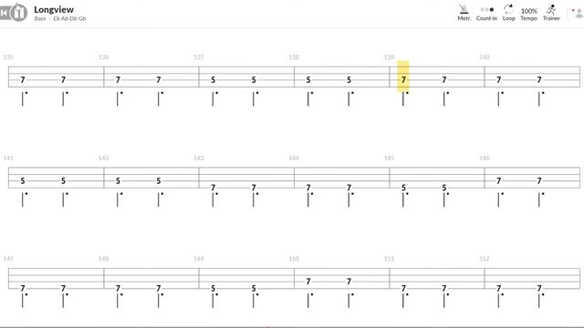 Green Day - Longview (Bass TAB) смотреть онлайн