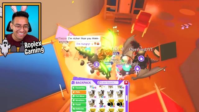 I FLEX BATTLED ALEX, the RICHEST PLAYER (Adopt me Roblox) смотреть онлайн