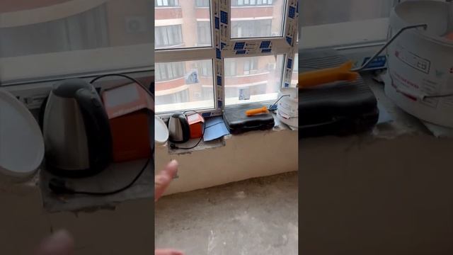 г.Махачкала ул.Лаптиева 651 Подъезд 2  Этаж 12. Завершили первый этап