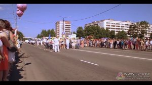 Парад на день города в Новополоцке 2013