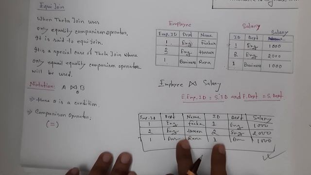 Lec: 49 | Equi Join | Inner Join | Relational Algebra | DBMS | Bangla Tutorial
