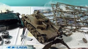 Сборка модели танка Type 97 Чи ха