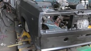 ВАЗ-2107.  Набор переда, исправление геометрии, сварка.