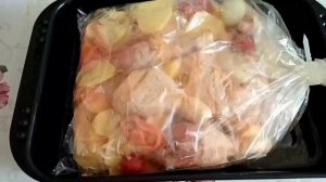 Рукав для запекания Готовим курицу и овощи в собственном соку ?очень вкусно