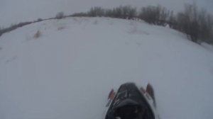 Polaris rmk 800 Assault катаем по полям