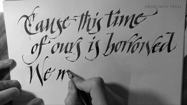 Каллиграфия ширококонечным пером Calligravity® смотреть онлайн