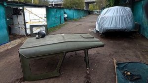 Крыша от #УАЗ469 на #Газ69 #dirtygreengaz