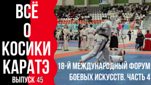 Выпуск 45. Всё о Косики каратэ. 18-й Международный форум боевых искусств. Часть 4.