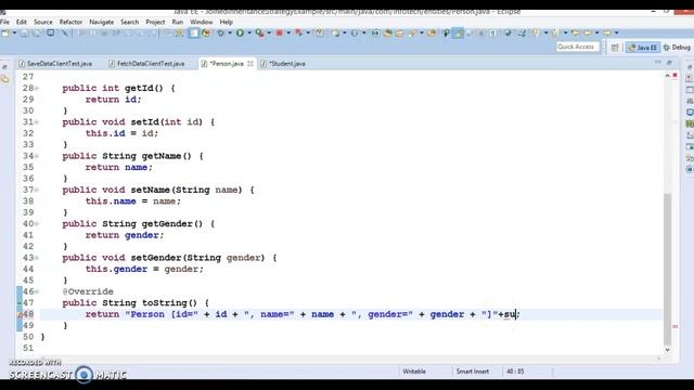 Reading data in case of Joined inheritance strategy in hibernate смотреть онлайн