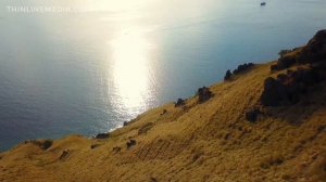 SECRET PARADISE ISLAND in INDONESIA. Best Vacation Travel Spot. Drone Footage of Padar Island.