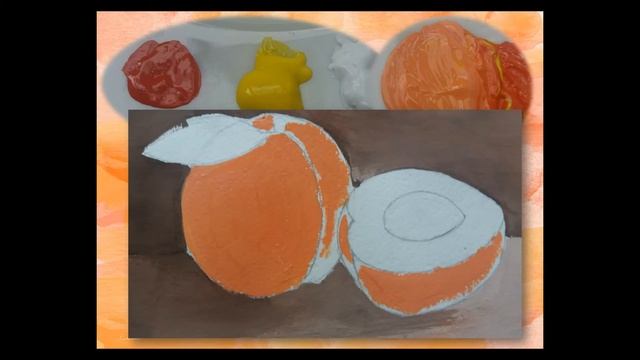 Абрикосы.Рисуем гуашью смотреть онлайн