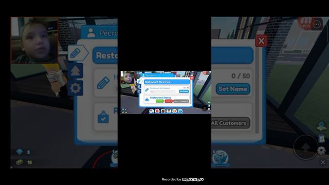 играю в игру сделай свой ресторан в Roblox смотреть онлайн